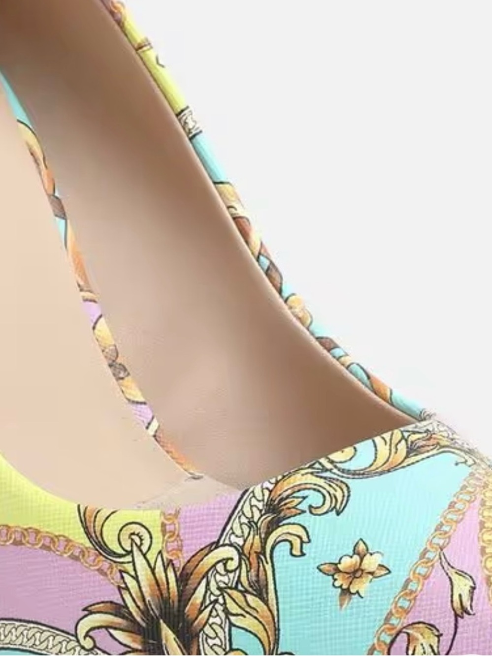NWOT ALDO Stessy Multi Colored Stiletto Heels - Picture 6 of 10